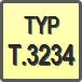 Piktogram - Typ: T.3234